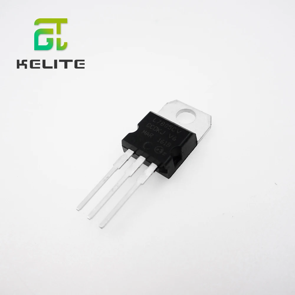 

HAILANGNIAO 100PCS L7805CV TO-220 L7805 LM7805 7805 Positive-Voltage Regulators