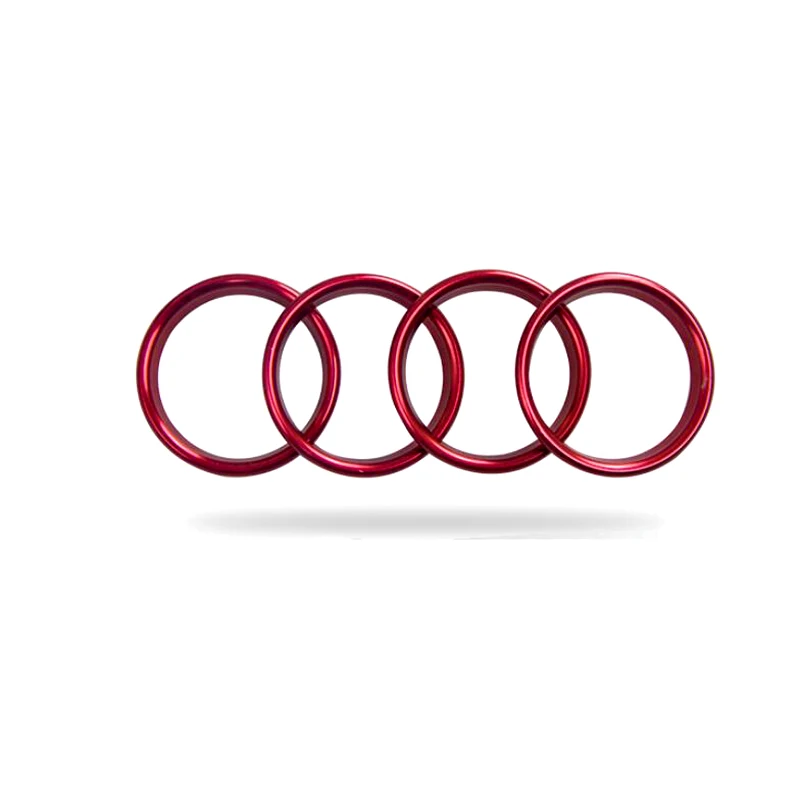 4 шт. детали для Audi A3 8V 2012 2013 2014 2016 2017 2018|metal outlet cover|red trimaudi a3 interior trim |
