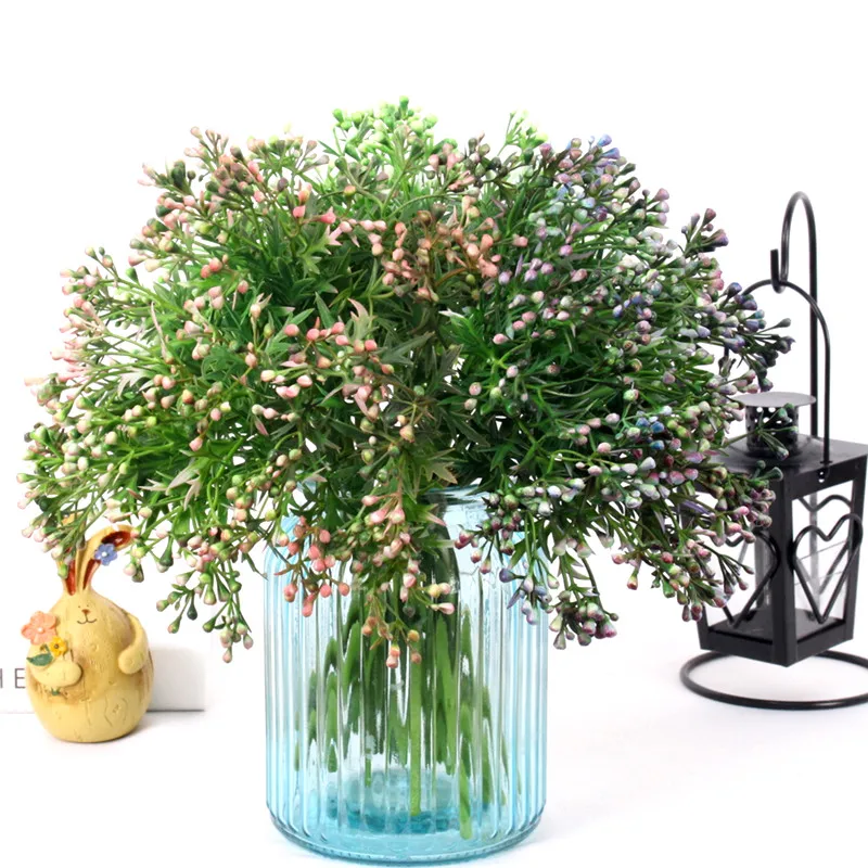 DIY моделирование Ai Bean grass пластиковый букет цветов для дома Свадебные растения