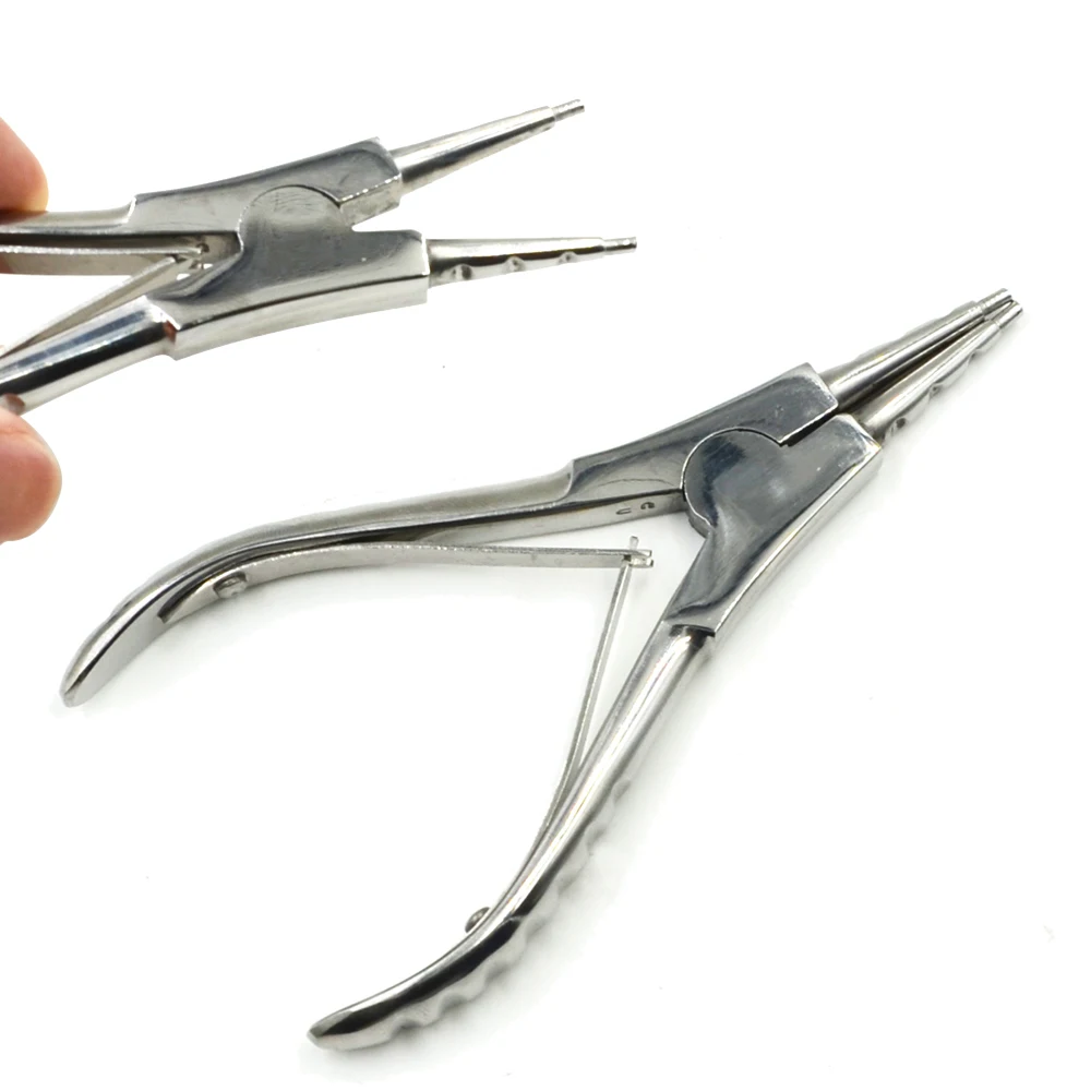 Stainless Steel Body Piercing Ring Open Plier Jewelry Opener Holding