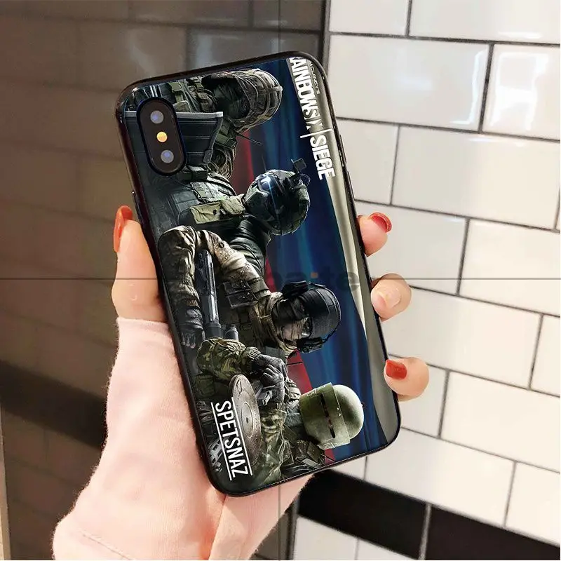 Babaite Rainbow Six Siege Coque чехол для телефона iPhone 8 7 6 6S Plus 5 5S SE XR X XS MAX Coque Shell - Цвет: A8