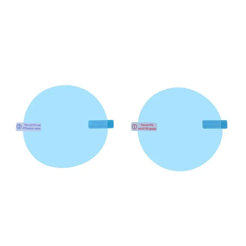 2 шт./компл. автомобиля зеркало окно прозрачная пленка анти-туман Анти-блики Водонепроницаемый непромокаемый автомобильный зеркало заднего вида зеркальная защитная пленка автомобиля Стикеры