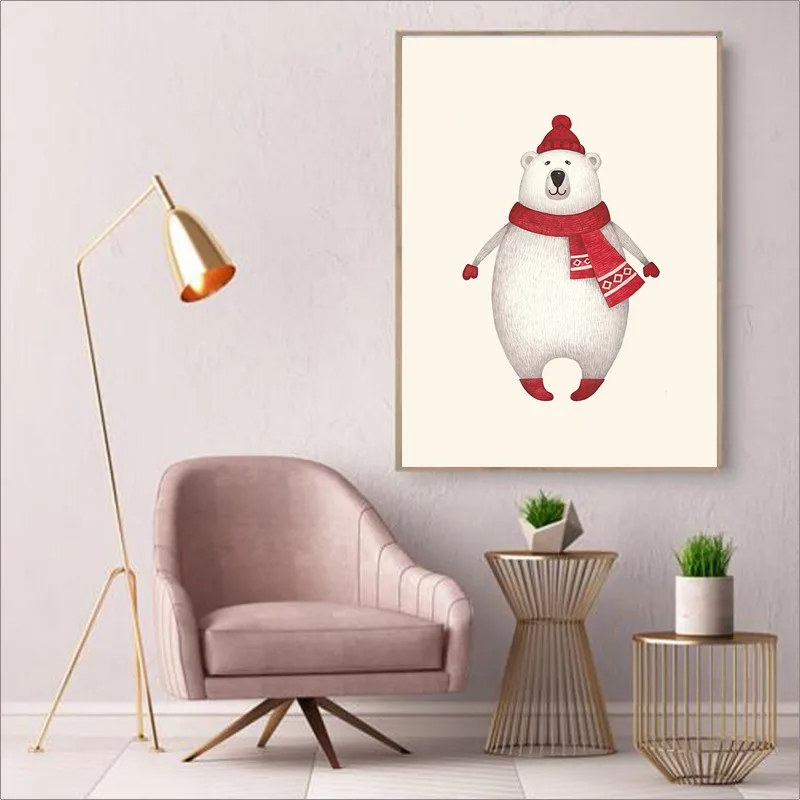 

Christmas Home Decoration Printed Canvas Wall Art Modern Poster Prints Custom Photo Printing Dropshipping Poster Prints no frame