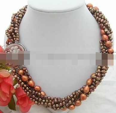 

Hot sell Noble- hot sell new - 0582 6Strds Fancy Pearl&Baroque Pearl Necklace
