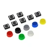 Smart Electronics Tactile Push Button Switch Momentary 12*12*7.3MM Micro Switch Button +  5 Colors Tact Cap ► Photo 1/5
