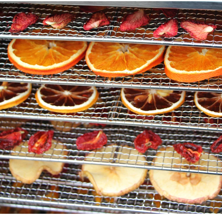 Нержавеющая сталь 12 слоев фруктов сушилка машина промышленная для фруктов и овощей чай Дегидратор небольшой сушильная печь воздуха