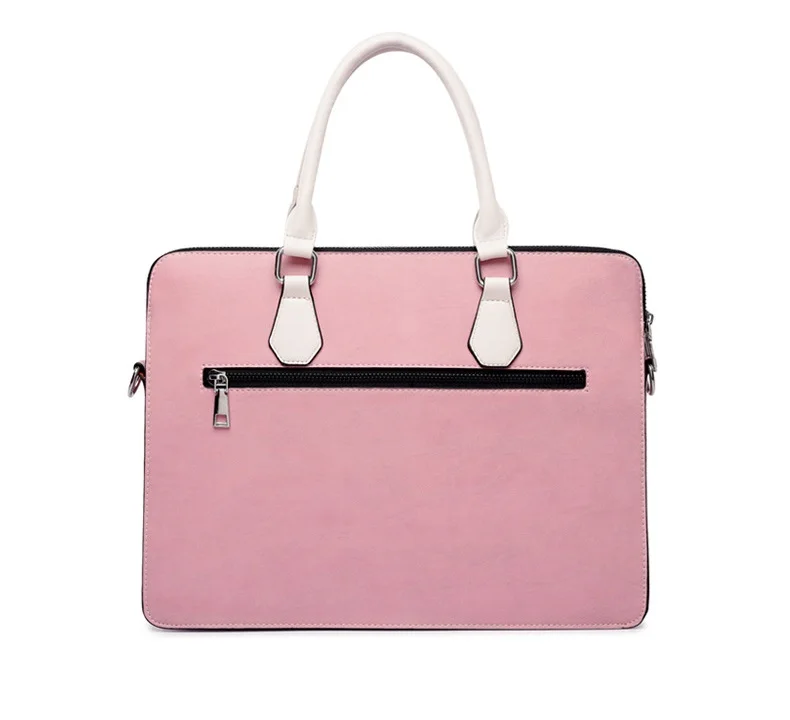 Выпуск J. QMEI 13," 14" 15," PU деловой портфель сумка для ноутбука сумка на плечо для ноутбука двойная молния дизайн