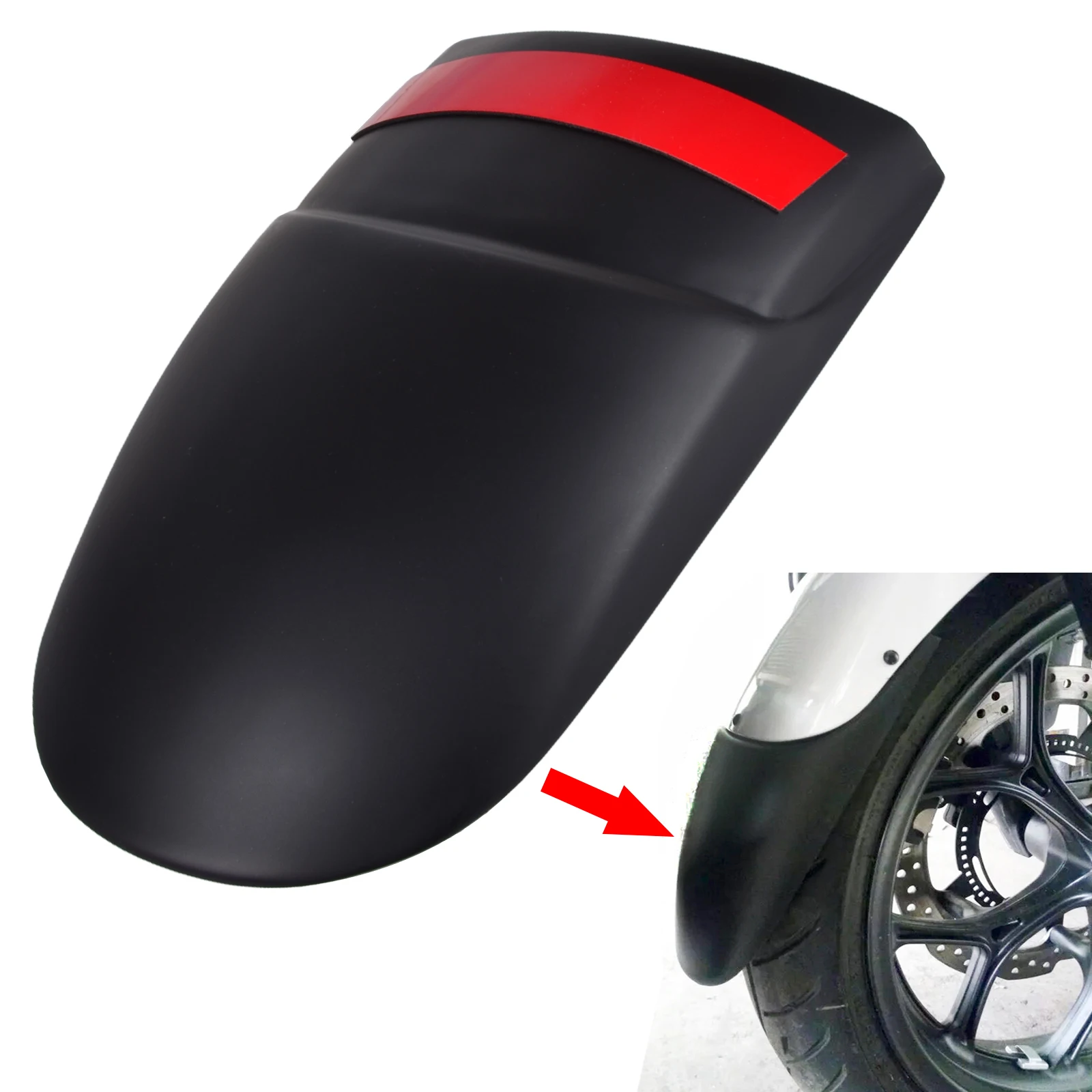 Удлинитель переднего крыла для Kawasaki Z1000 2002 2004 2005 2006 Ninja 650R ER6N ER6F 2012 2013 2014 2015 2016 2017