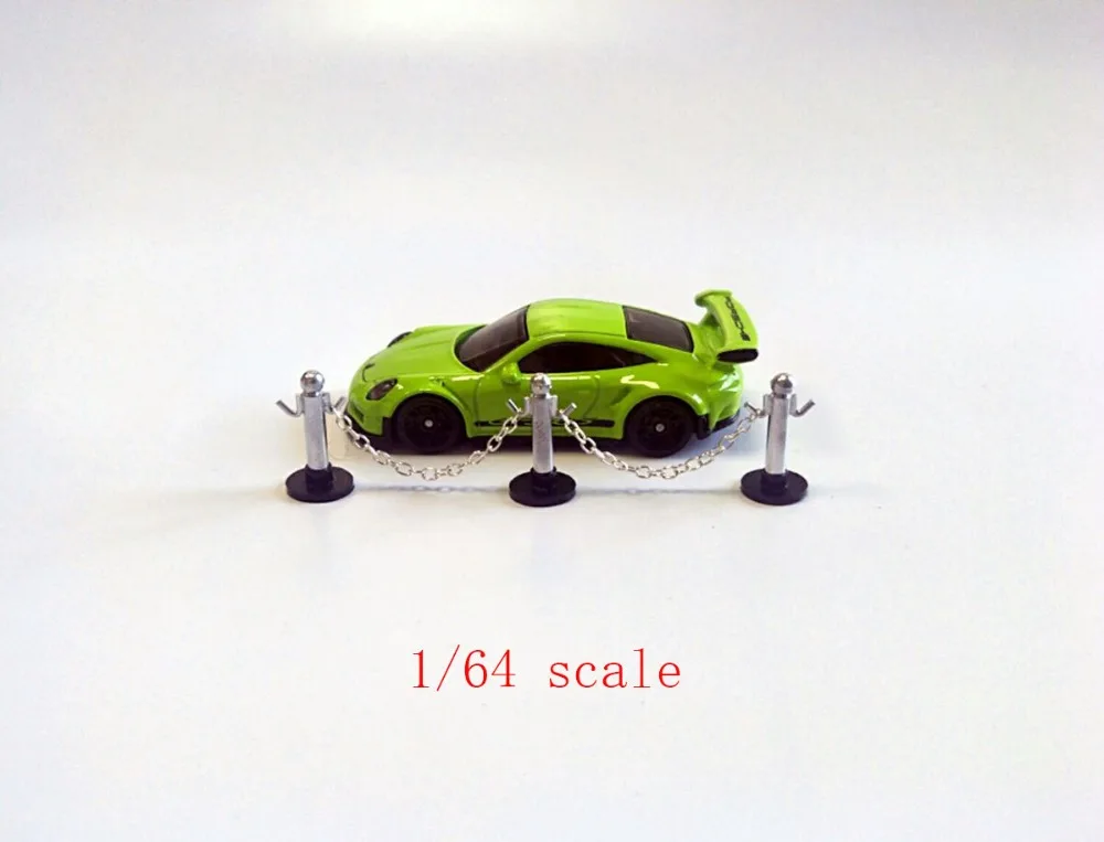 1:18 1:24 1:43 Scene Props Maintenance Garage Show Car Model Props Fence Model Railing 6