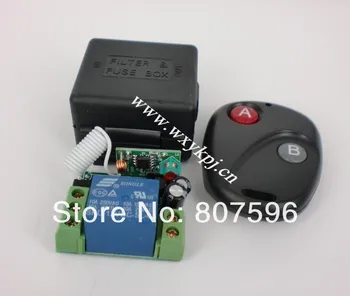 

2016 10pcs/lot DC 12V 10A 1 CH RF wireless remote control system Smart home control Receiver & Transmitter