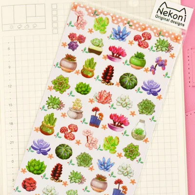 24 упак./лот сочные духи Таблица Bullet Journal Стикеры украшение для альбома pvc канцелярские принадлежности DIY Стикеры s Школа канцелярских товаров - Цвет: 04
