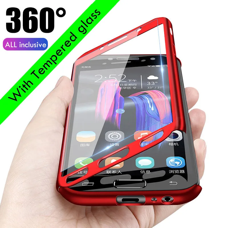 

H&A Luxury 360 Full Cover Case For Samsung Galaxy j7 j5 j3 2017 Phone Case For Samsung J2 Prime J3 J5 J7 2016 Protective Case