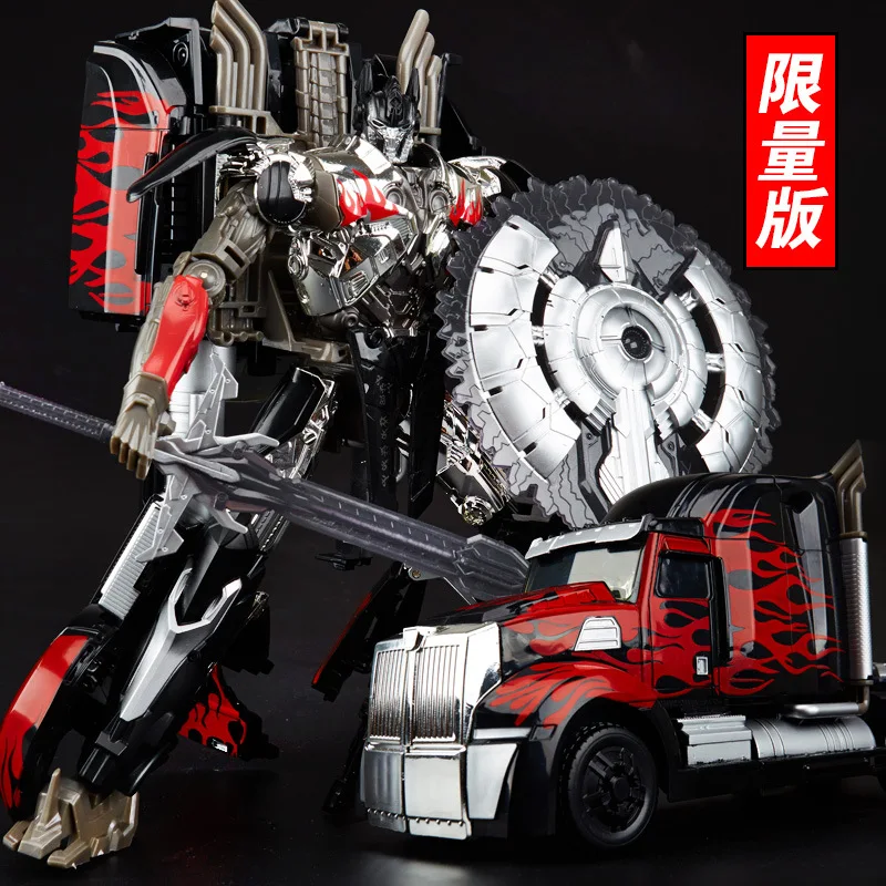 2018 W8004C Wei Jiang Dark Black OP Transformation Commander Collection Leader Oversized Robot Action Figure Toys new in stock wei jiang weijiang transformation op commander trailer for mpp10 model oversized action figure robot toy