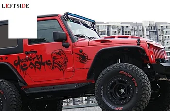 

LEFT SIDE Car Stickers Customizable Desert Eagle Whole Body Sticker Styling Individuality Creative Car Decorative Stickers