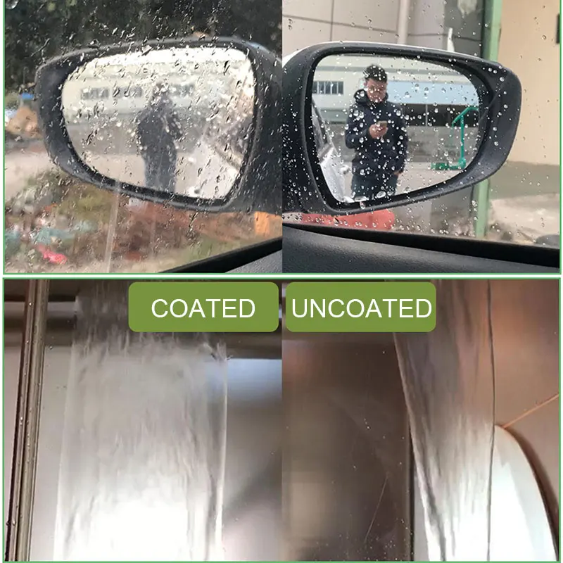 Автомобильное стекло лобовое стекло зеркало заднего вида боковые окна водонепроницаемые непромокаемые нано гидрофобное покрытие авто обслуживание аксессуары