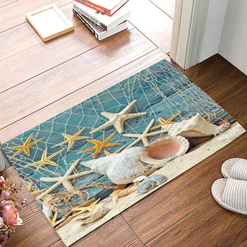 

Sea Star Conch Beach Dirt Debris Mud Trapper Boot Shoes Scraper Water Absorbent Accessory Sets Floor Carpets Personalized