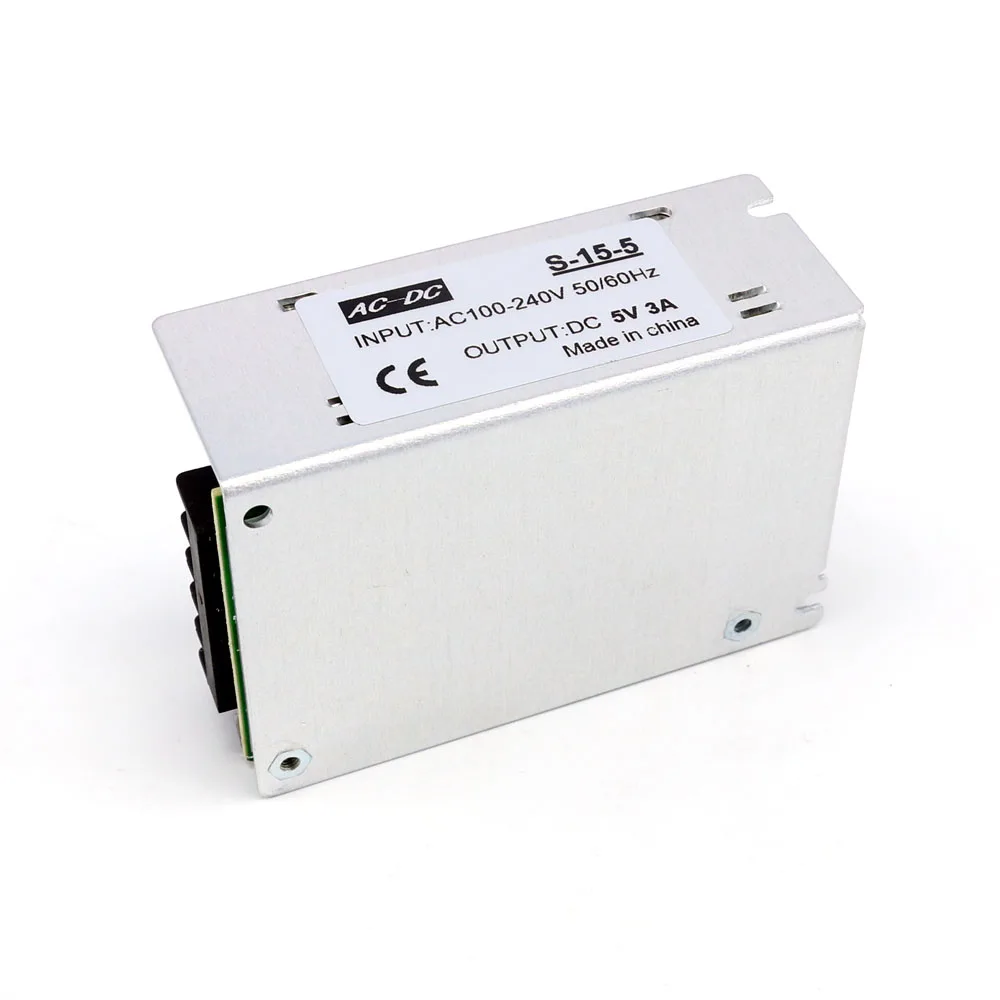 

Dc 5V 3A 15W Transformer Power Supply for electrical machine with CE ROHS