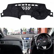 Для Cadillac CTS 2008 2009 2010 2011 2012 2013 фланель Dashmat Dashboard Чехлы тире Pad автомобильный коврик ковер козырек от солнца пользовательские