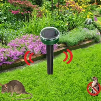 

Outdoor Garden Solar Power Ultrasonic Mole Snake Mouse Pest Reject Repeller Rodent Pest Control for Garden Yard Dropshipping LC