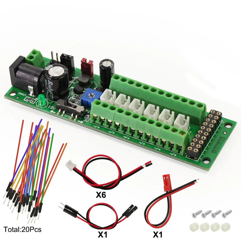 PCB012 Power Distribution Board Self-adapt Power Distributor HO N O LED Street Light Hub DC AC Voltage Train Power Control