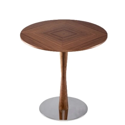 Nordic minimalist solid wood creative small table sofa side table round coffee table coffee table