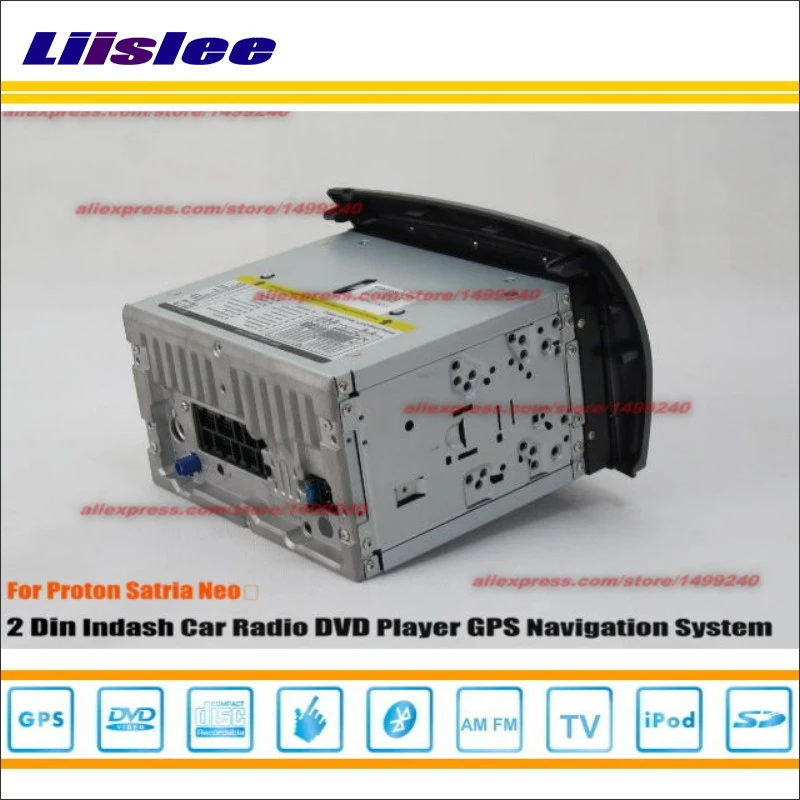 Top Liislee For Proton Satria 2006~2014 - Car Radio Stereo CD DVD Player GPS NAVI HD Touch Screen Audio Video Navi Navigation System 3