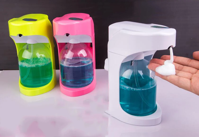 3 вида цвета умный автоматический дозатор жидкого мыла пены емкость может 500 мл мыло аксессуары для ванной комнаты