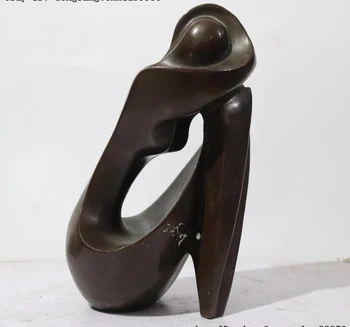 

Western Bronze Copper Naked Woman Lady Girl Abstract Art Deco Sculpture Statue