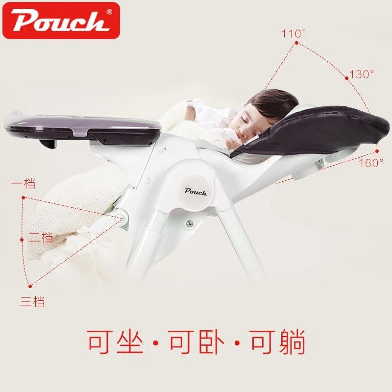 Pouch Baby Dining Chair Multi-functional Baby Highchair Foldable Portable Dining Table and Chair Baby Feeding Chair Safety Seat