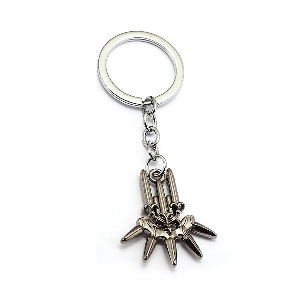 

NieR Automata Keychain YoRHa Metal Logo Pendant Keyrings Men Car Women Bag Key Chain Chaveiro Game Jewelry