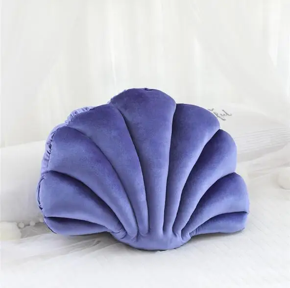 Корея в виде ракушки подушки детские дома океан павильонная декорация плюшевые игрушечные лошадки подушка в форме ракушки диванные подушки кровать автом - Цвет: 9