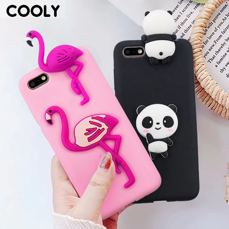 

COOLY Silicon Case For Honor 7A RU DUA-L22 Cases 5.45" For Huawei Y5 Prime 2018 Cover on Y5 2018 Coque Cartoon 3D Doll Toys Capa