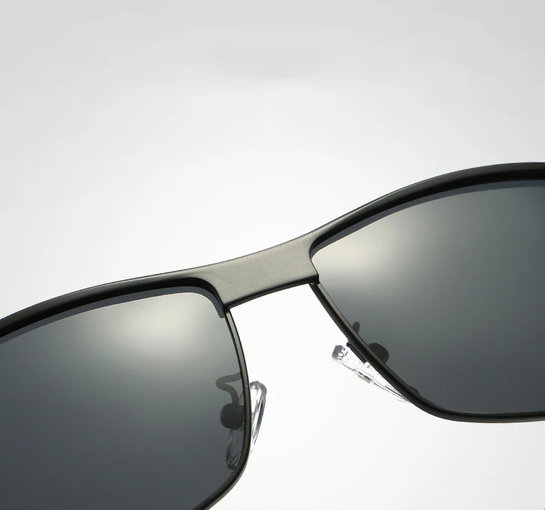 Новая мода высокое качество металла Рамка прямоугольник поляризованные линзы Для мужчин Солнцезащитные очки для женщин мужской вождения Защита от солнца Очки