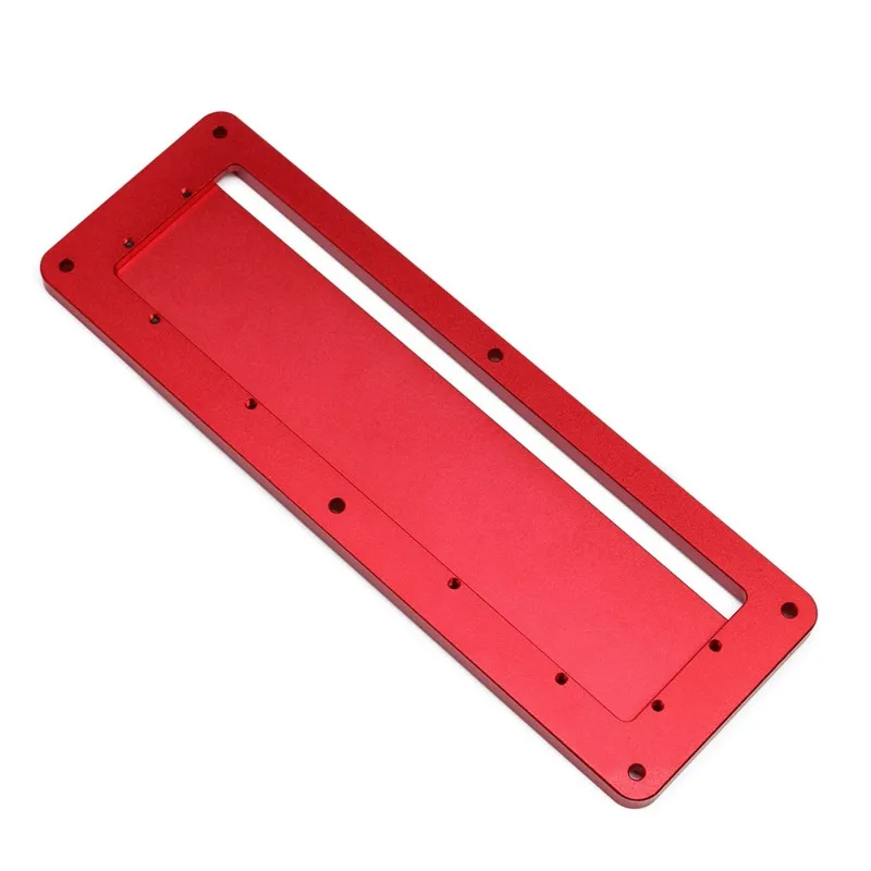 Electric Circular Saw Flip Cover Plate Flip-Floor Table Special Cover Plate Adjustable Aluminium Insert Plate for Table Saw