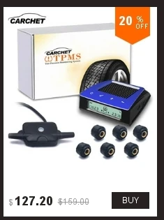 CARCHET tpms dvd шин давление мониторинга Intelligent системы + 4 внешних датчики ЖК дисплей присоски tpms для автомобиля dvd шин давление сигнализации