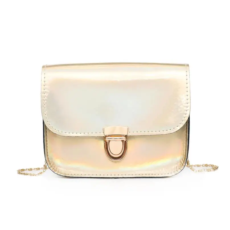 

Fashion Women Laser Leather Female Bag Messenger Shoulder Handbag Retro Messenger Bag Mini Flap Handbags 18JUNE21