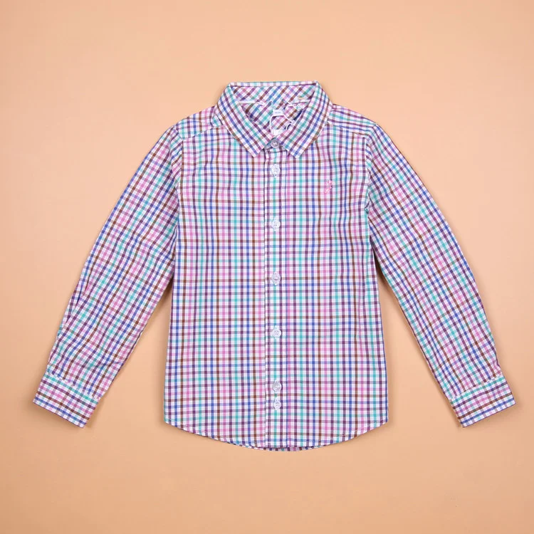 

Brand Hot Sale Children Boys Shirts Cotton Solid Kids Shirts Clothing For 6M-12 Years Wear YF10