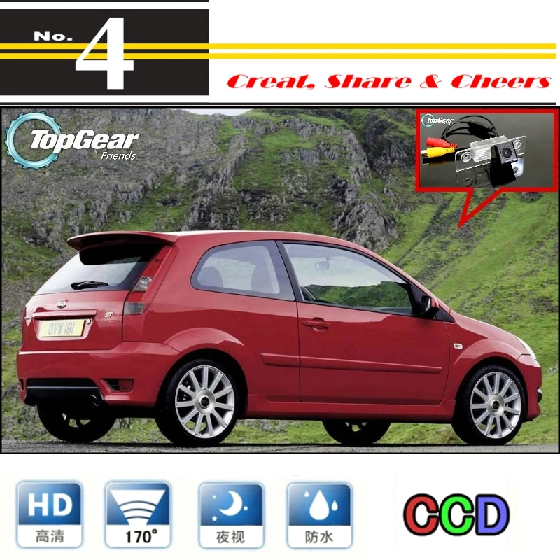 

Car Camera For Ford Fiesta MK5 ST / Classic / Ikon 2002~2008 High Quality Rear View Back Up Camera For PAL / NTSC | Function RCA