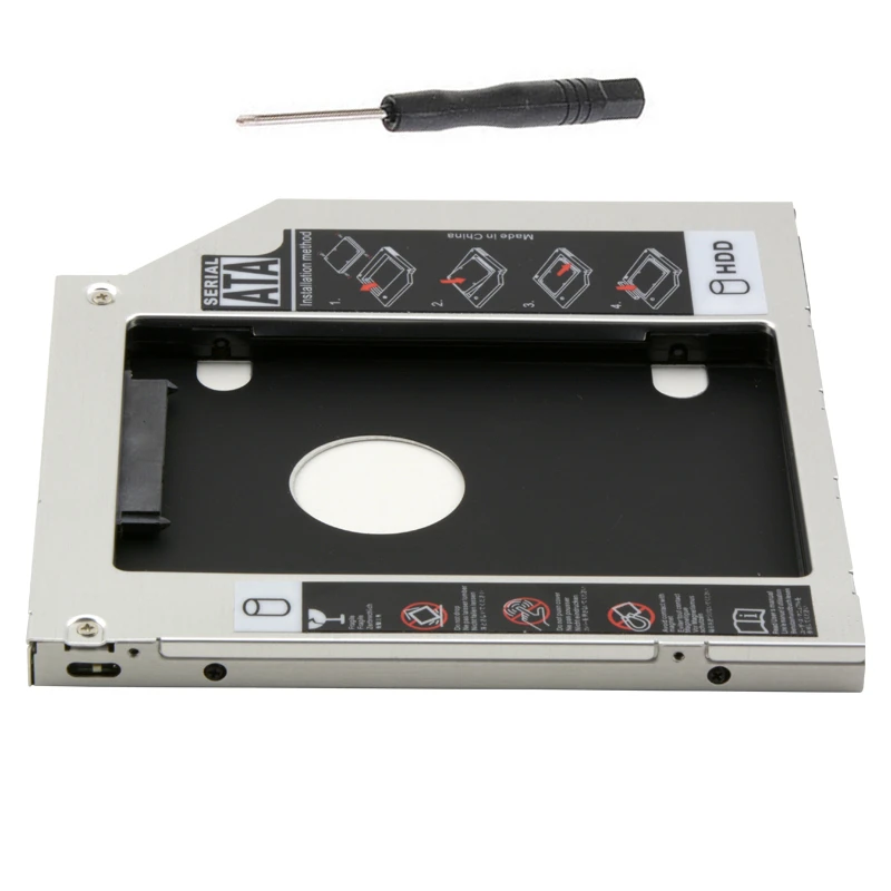 9 0mm 2nd Hard Drive SSD HDD Optical Caddy Adapter for Acer Aspire ES1 522 ES1