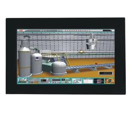 19 inch fanless industrial panel pc 16 9 LCD 1037U CPU 4GB RAM 500GB font b