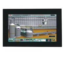 19 inch fanless industrial panel pc, 16:9 LCD, 1037U CPU,4GB RAM/500GB HDD, 4xRS232, 4xUSB, GLAN, all in cone touchscreen HMI