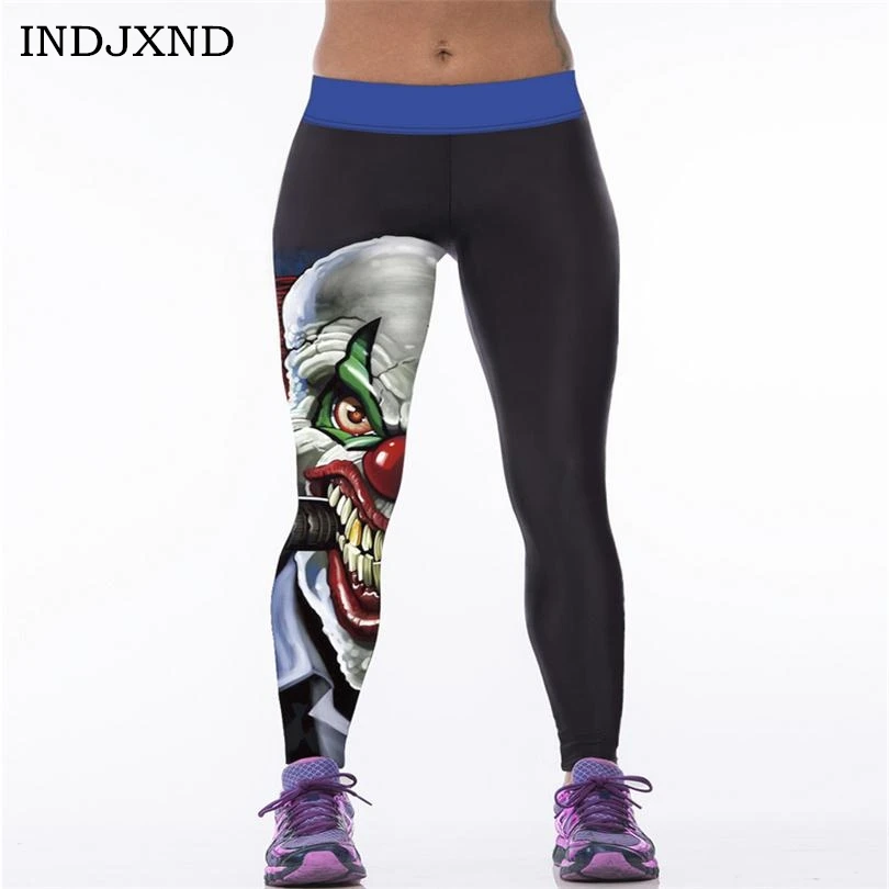 Sexy entrenamiento Leggings Venta caliente 3D impreso mujer deportes Leggings mujeres moda leggings aptitud del teñido anudado del arco iris leggins k079
