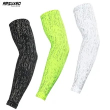 ARSUXEO Велоспорт теплые Рукава MTB светоотражающие велосипедные теплый рукав УФ-защита рукава нарукавник для игры в гольф XTN03