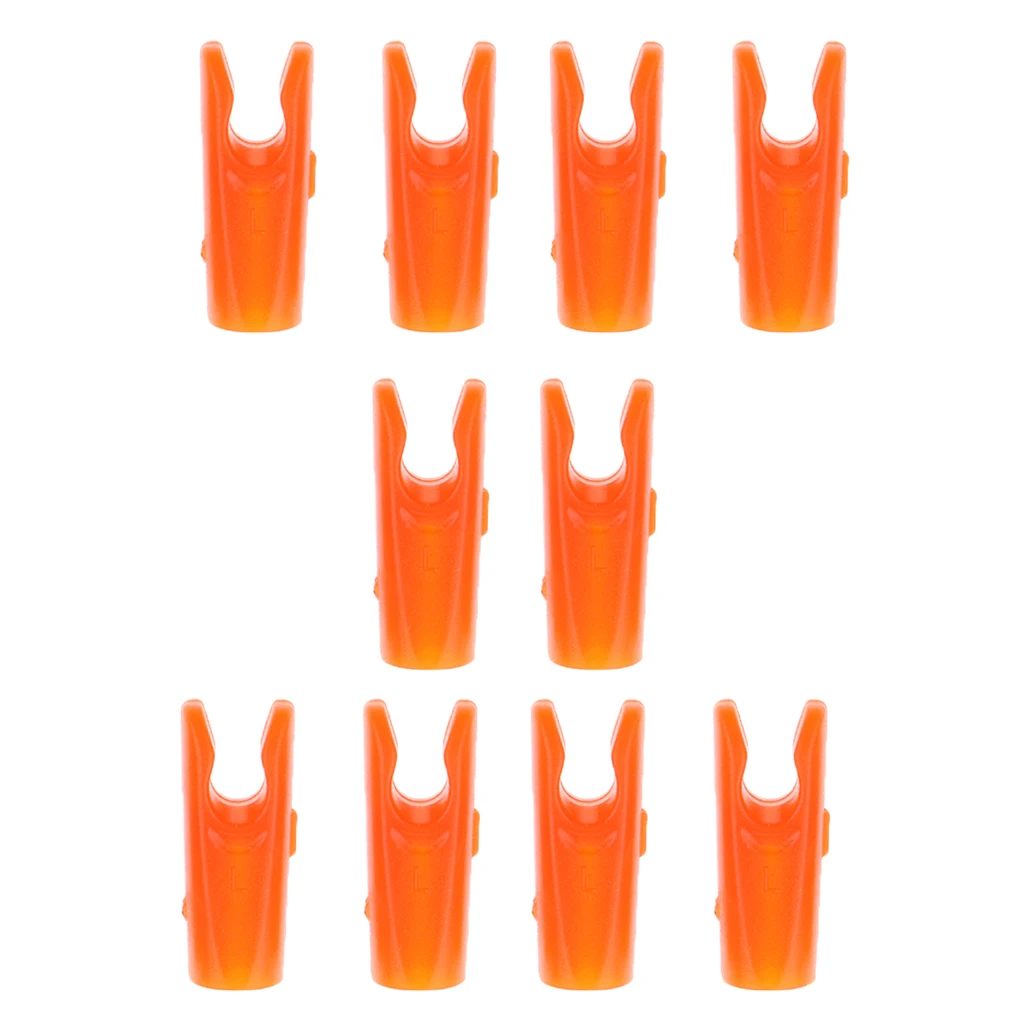 10 Pieces Archery Arrow Nocks / Insert Pin Nock SHAFT TAILS Hunting DIY Archery Accessory