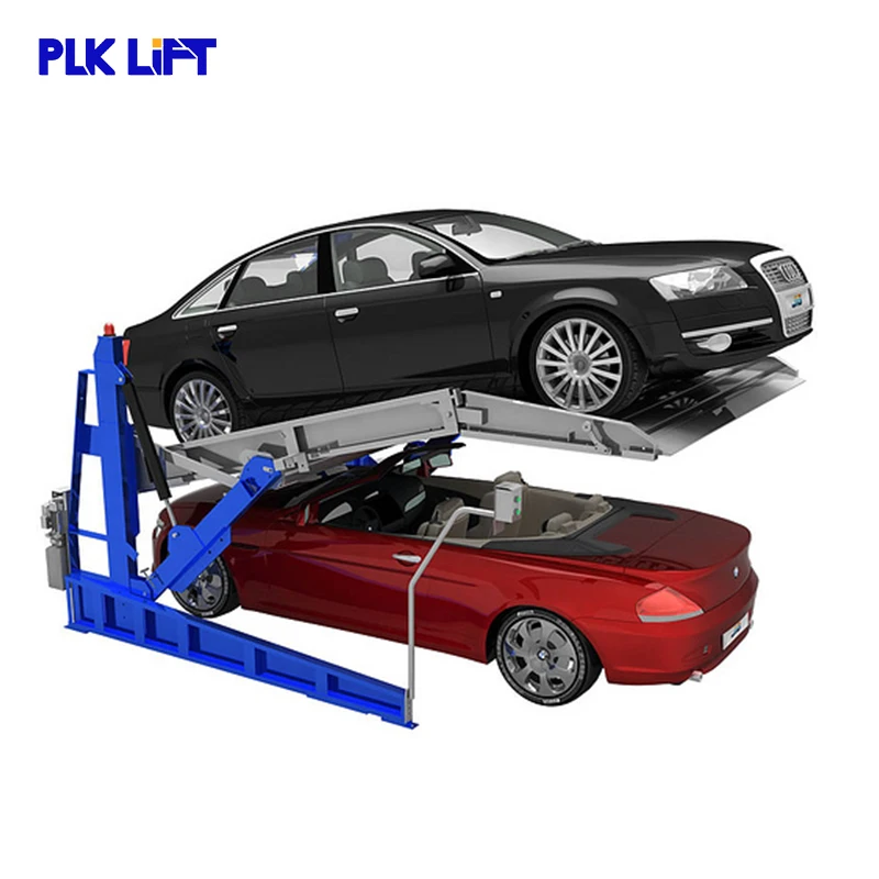 Hydraulic Tiltable Parking Lift Perfect For Low Ceiling Garage