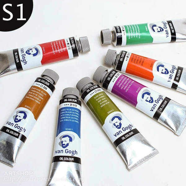 

Hotsale Terrence 40ml series1 Royal VanGogh  oil paints 66 color plus oil pigment Van Gogh aluminum tube Professional for master