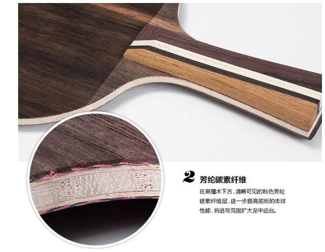 Высочайшее качество углеродного волокна ракетка для настольного тенниса лезвия резиновой pat пинг-понг ракетка быстрая атака PingPong Paddle