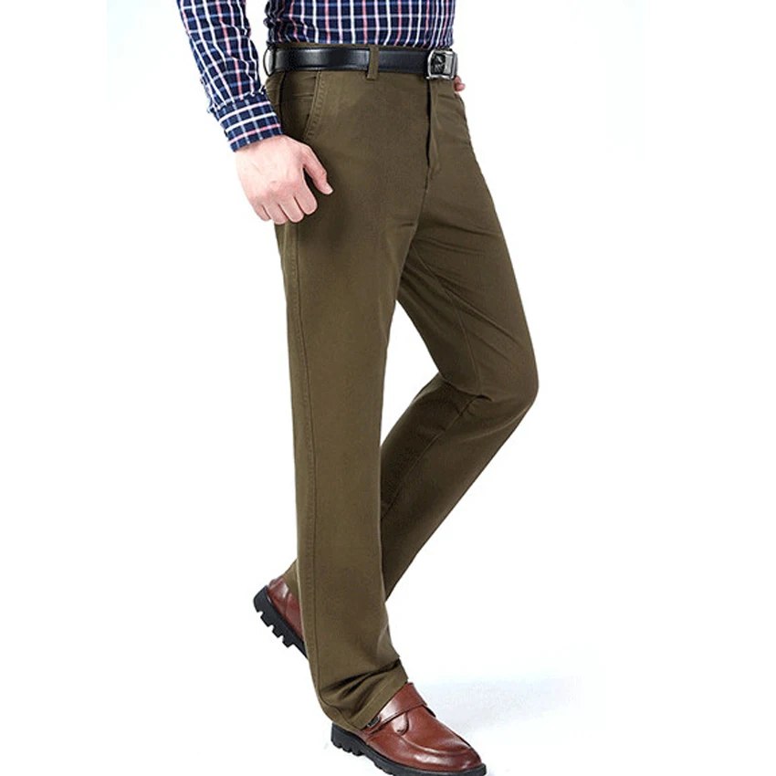 New Style Male Casual Pants Full Length Straight 5 Colors Loose Large