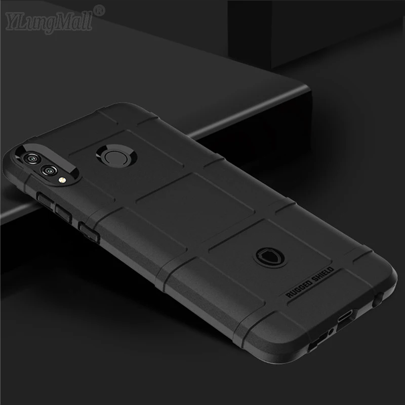 

Rugged Shield Armor Case on for Honor 8X Case Soft Matte Cover for Huawei Honor View 20 20i 10 Lite Max Play 8C 8A Phone Case