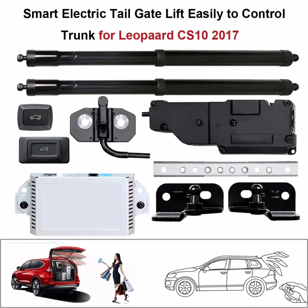 

Smart Auto Electric Tail Gate Lift for Leopaard CS10 2017 Control Set Height Avoid Pinch With Latch